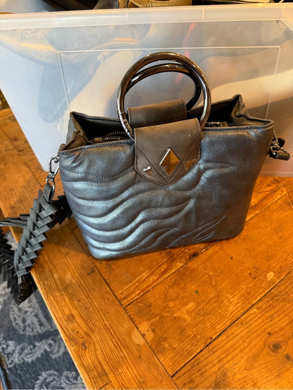 STAR WARS AHSOKA  Quilted Tote with Round Ring Handles